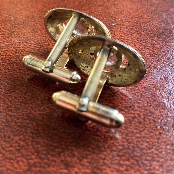 Vintage 1955-1958 Genuine. Anson Gold plated cufflinks. collectors  .PAT PEND. - Picture 7 of 7